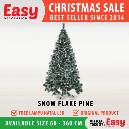 Pohon Natal Snow Flake Pine Ukuran 2 – 12 Feet Christmas Tree