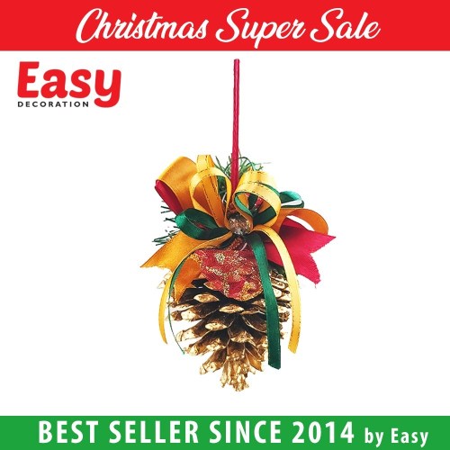 Gantungan Buah Pinus Natal Easy Decoration
