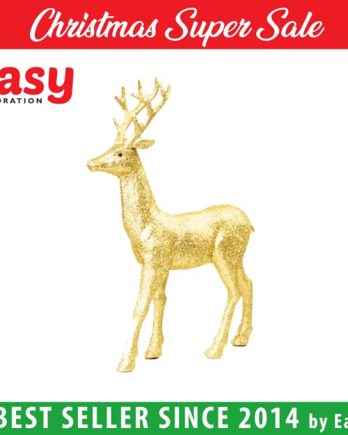 Patung Boneka Rusa Gantung Besar Natal Dekorasi Christmas Deer Easy Decoration