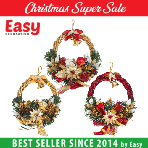 Krans Natal Wreath Small 20 cm Easy Decoration