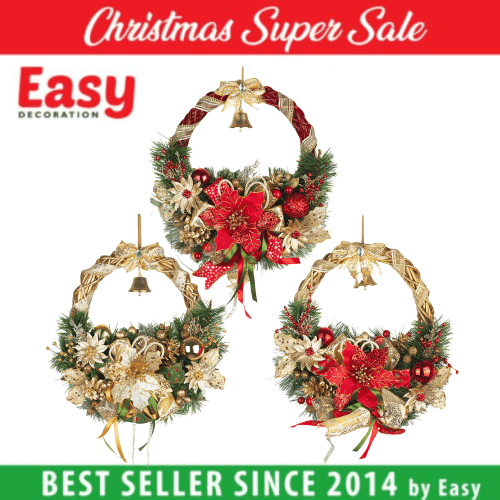 Krans Natal Wreath Traditional 34 cm Easy Decoration